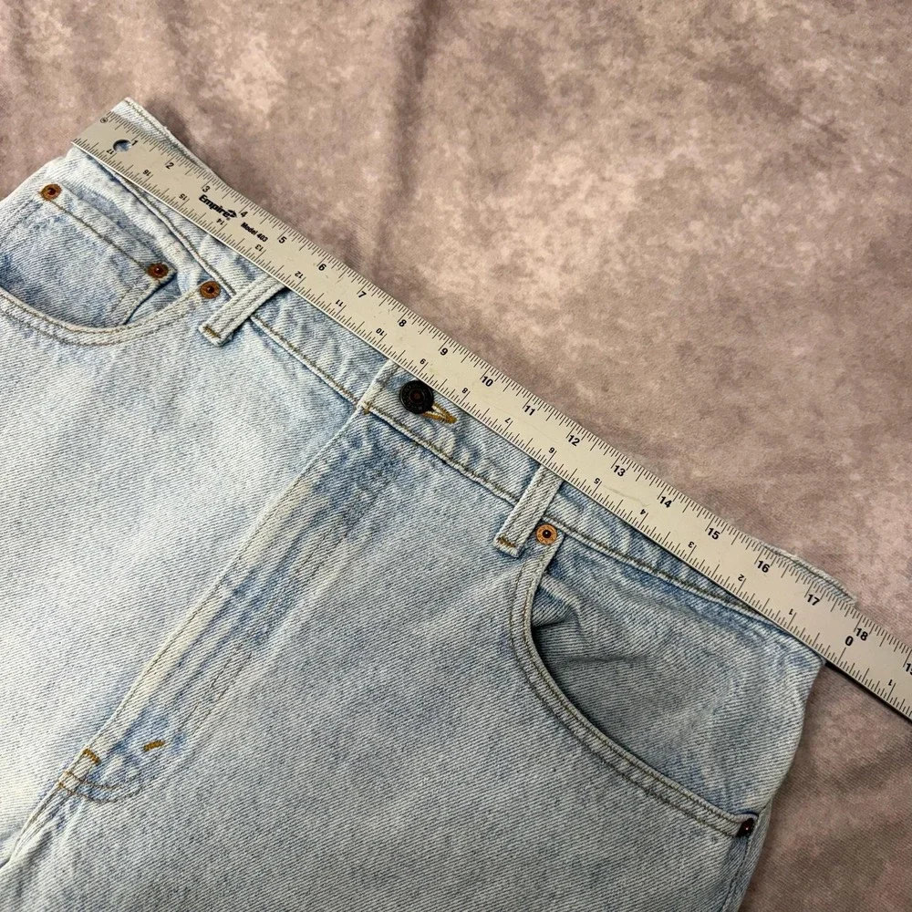 Vintage Levis 550 Jeans Mens 38x30 Light Wash Blue Relaxed Tapered‎ Made USA